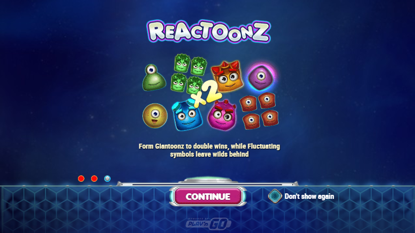 Reactoonz — Play'n GO